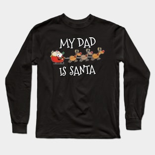 Matching family Christmas outfit Dad Long Sleeve T-Shirt